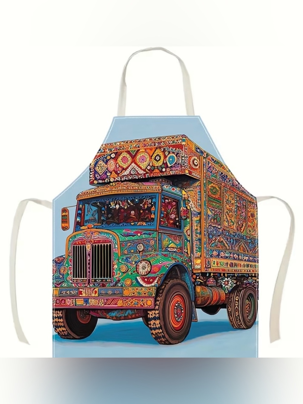Pakistani Truck art colorful apron